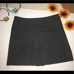 J. Crew Women’s Gray Career Wool Skirt